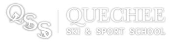 Quechee Ski & Sports School Logo in White