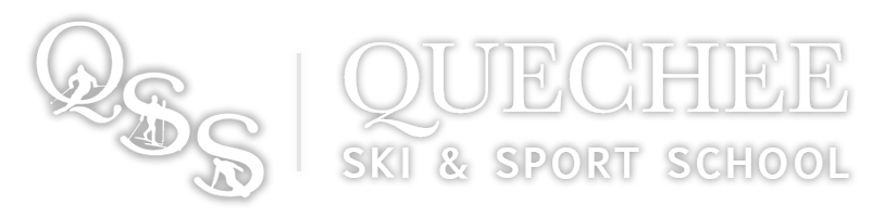 Quechee Ski & Sports School Logo in White
